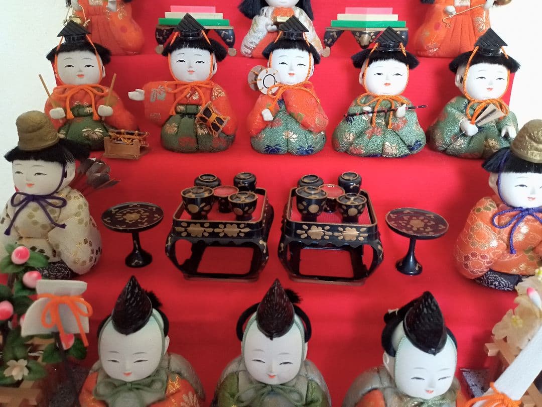 木目込みミニ雛人形