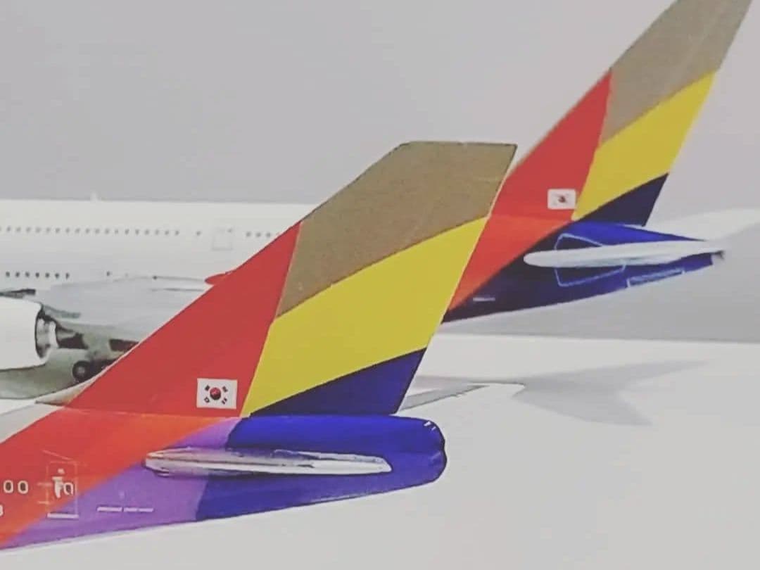 アシアナ航空　B 747-400 1/400