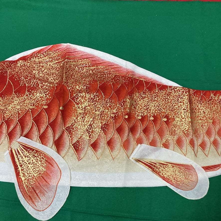 SK124-2　福島積美鯉1.5m 　お母さん鯉1.5m　鯉のぼり赤鯉1.5m