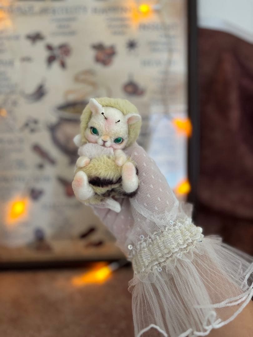 アートドール　はち幻獣　羊毛フェルト