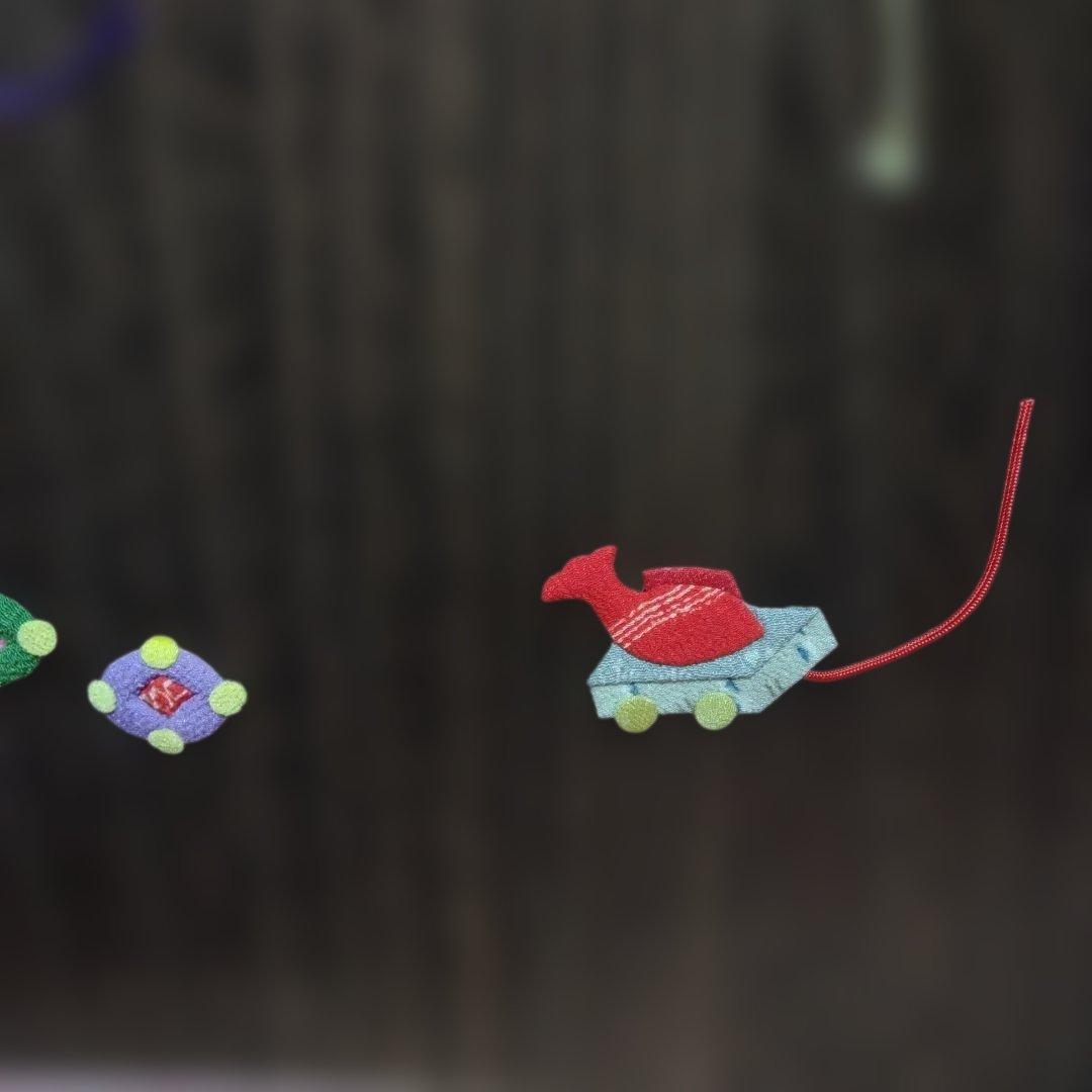 宝尽くしの桐屏風　押絵