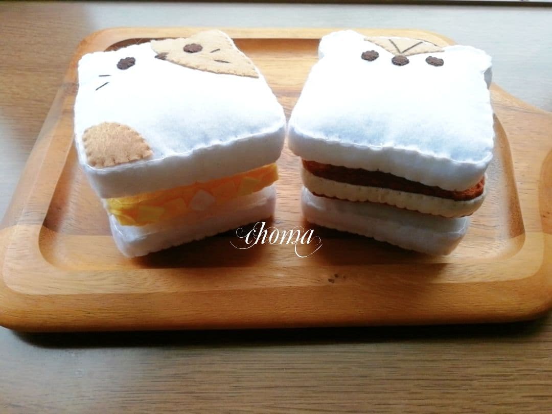 アニマルサンドイッチ＊オーダーページ＊フェルトおままごと