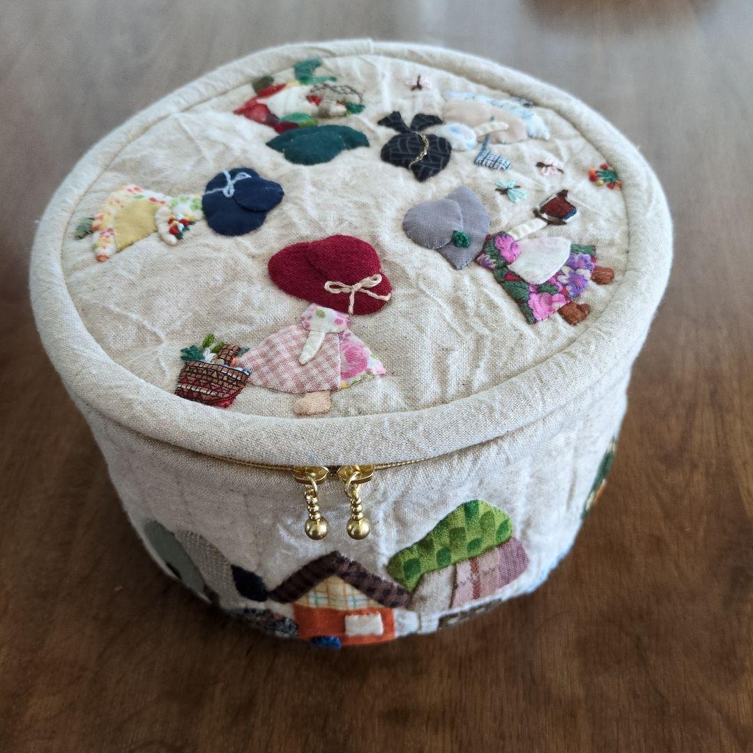 パッチワークバニティポーチ①