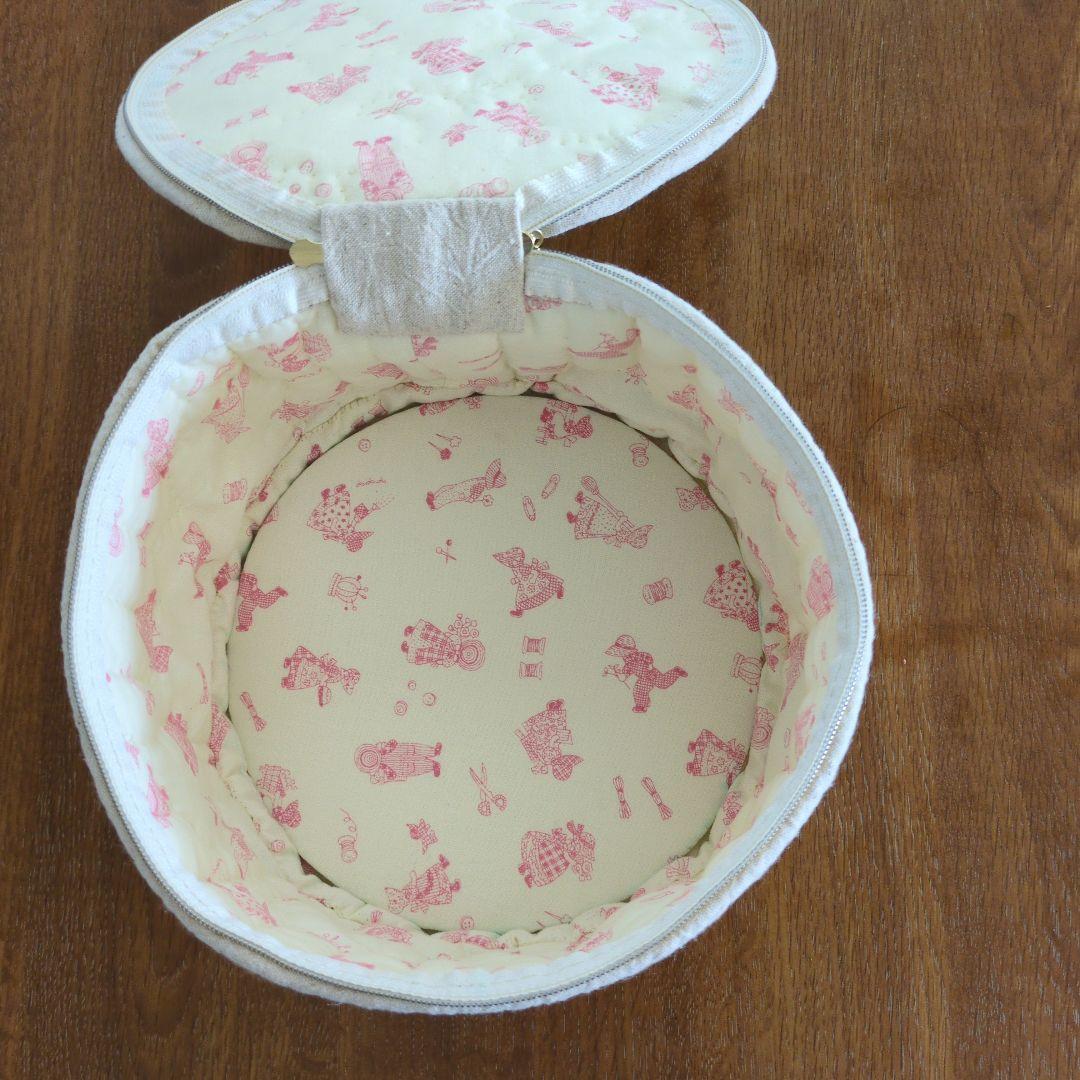 パッチワークバニティポーチ①