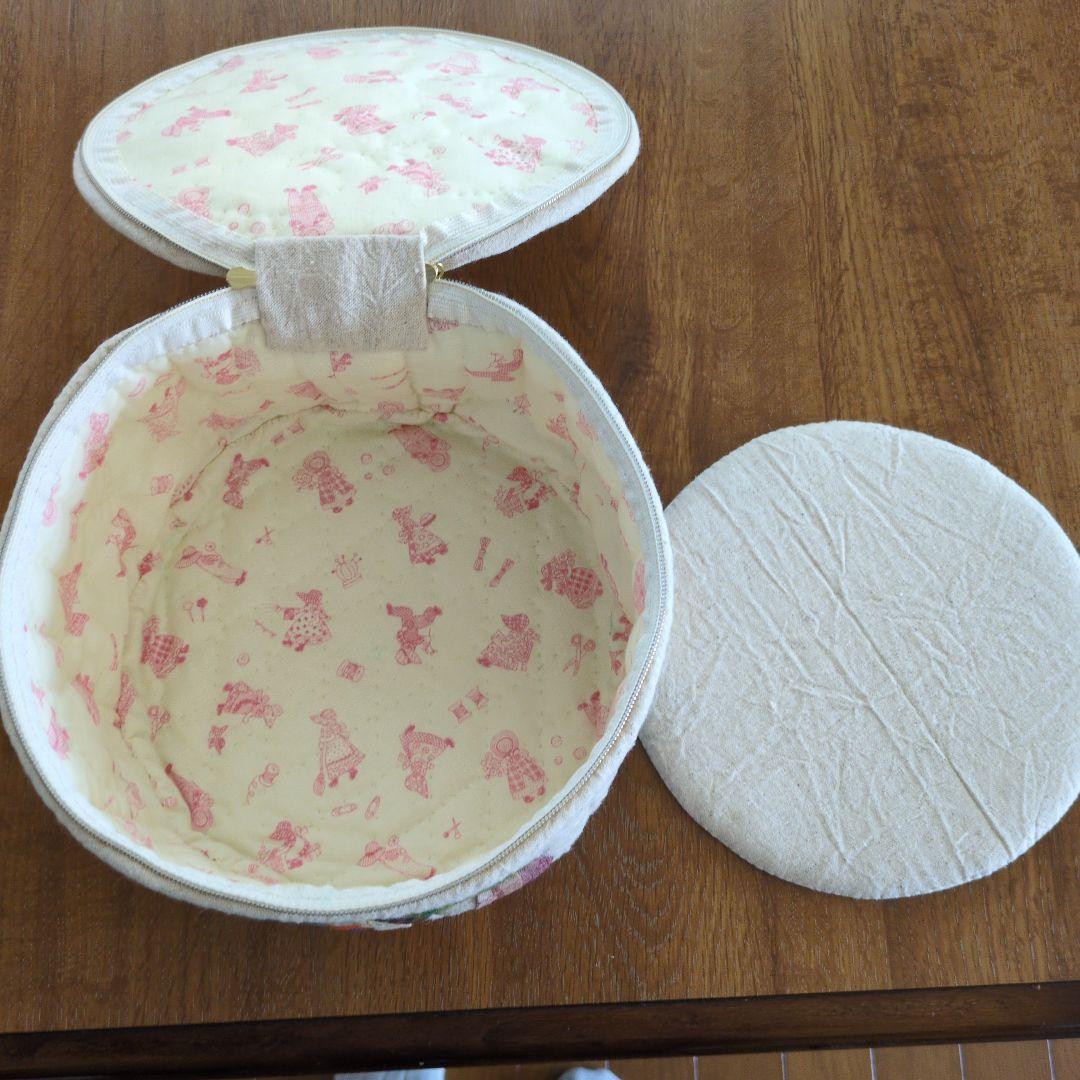 パッチワークバニティポーチ①