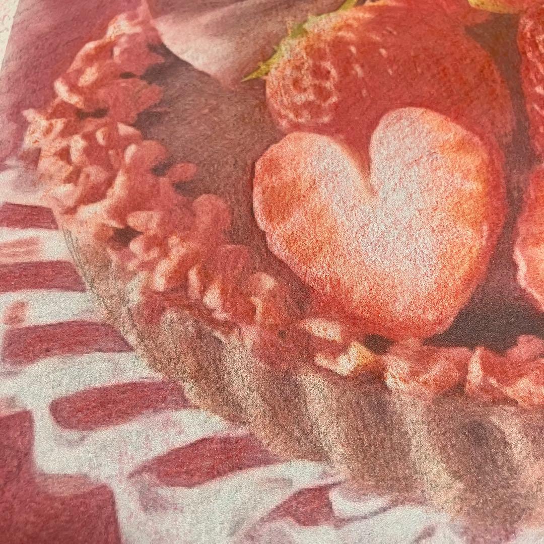 スイーツアート6 パステル画　額縁寸法32.7㎝×24.0㎝×1.5㎝