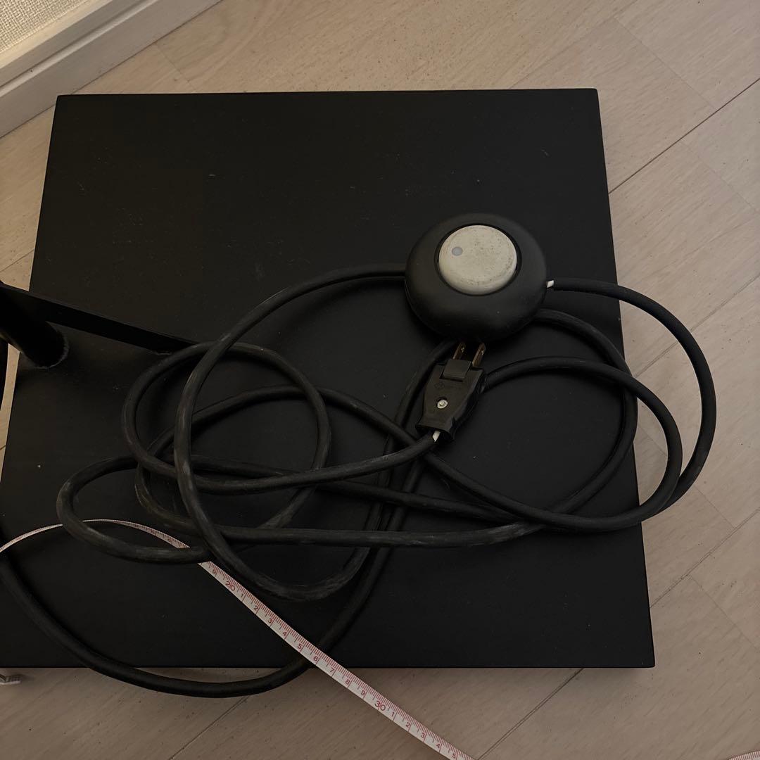 ブラック　アーム式 アイアンフロアスタンドライト　照明