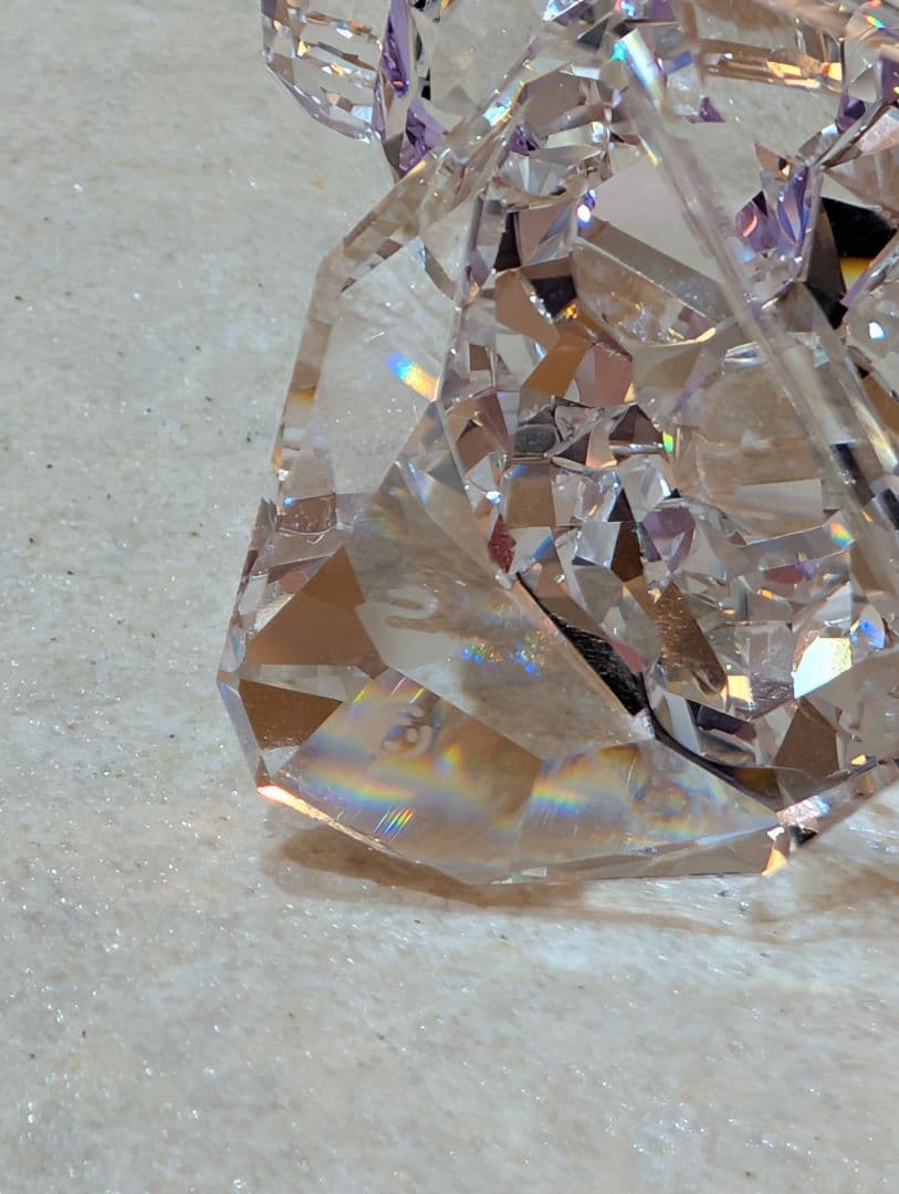 ★バレンタインセール★スワロフスキーのくまさんカップル（タキシード・花付き）