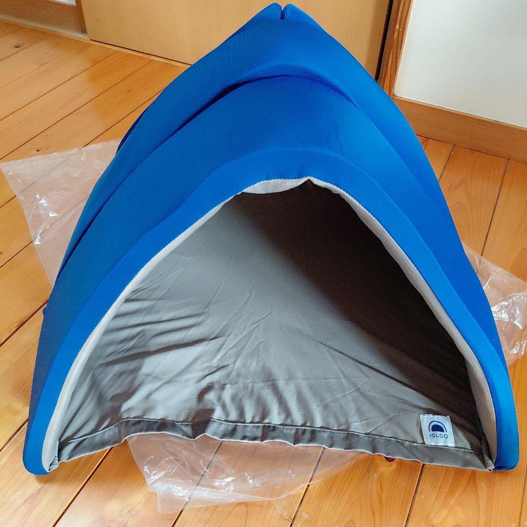 かぶって寝る枕　IGLOO 2.0 青 ドーム型枕
