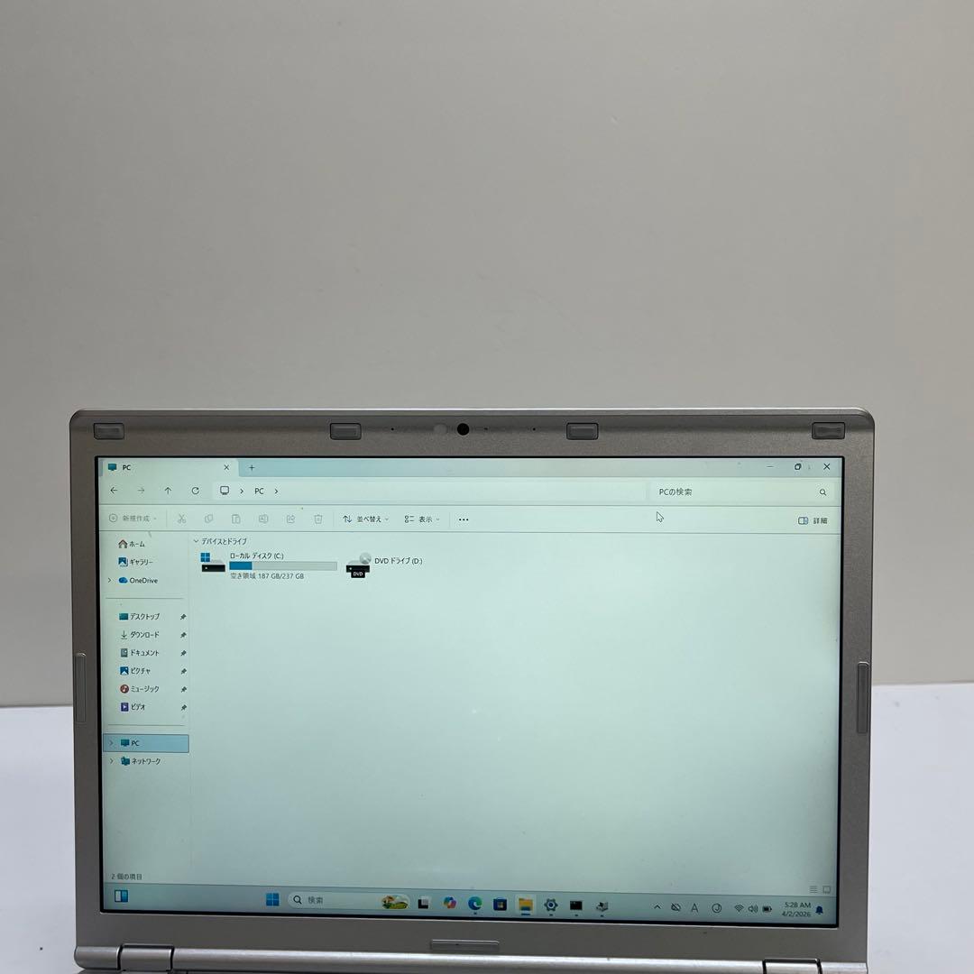 パナソニックCF-SZ6 i5-7300U 8GB SSD256GB