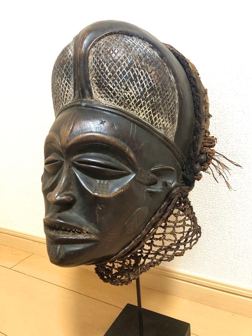 チョクエ族　アフリカ　仮面　マスク　アフリカンアート　プリミティブアート