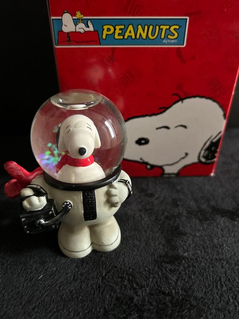 スヌーピー スノードーム 宇宙服 新品 peanuts WESTLAND
