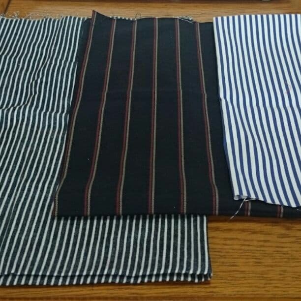 ネイビーストライプ☆★ヘアバンド