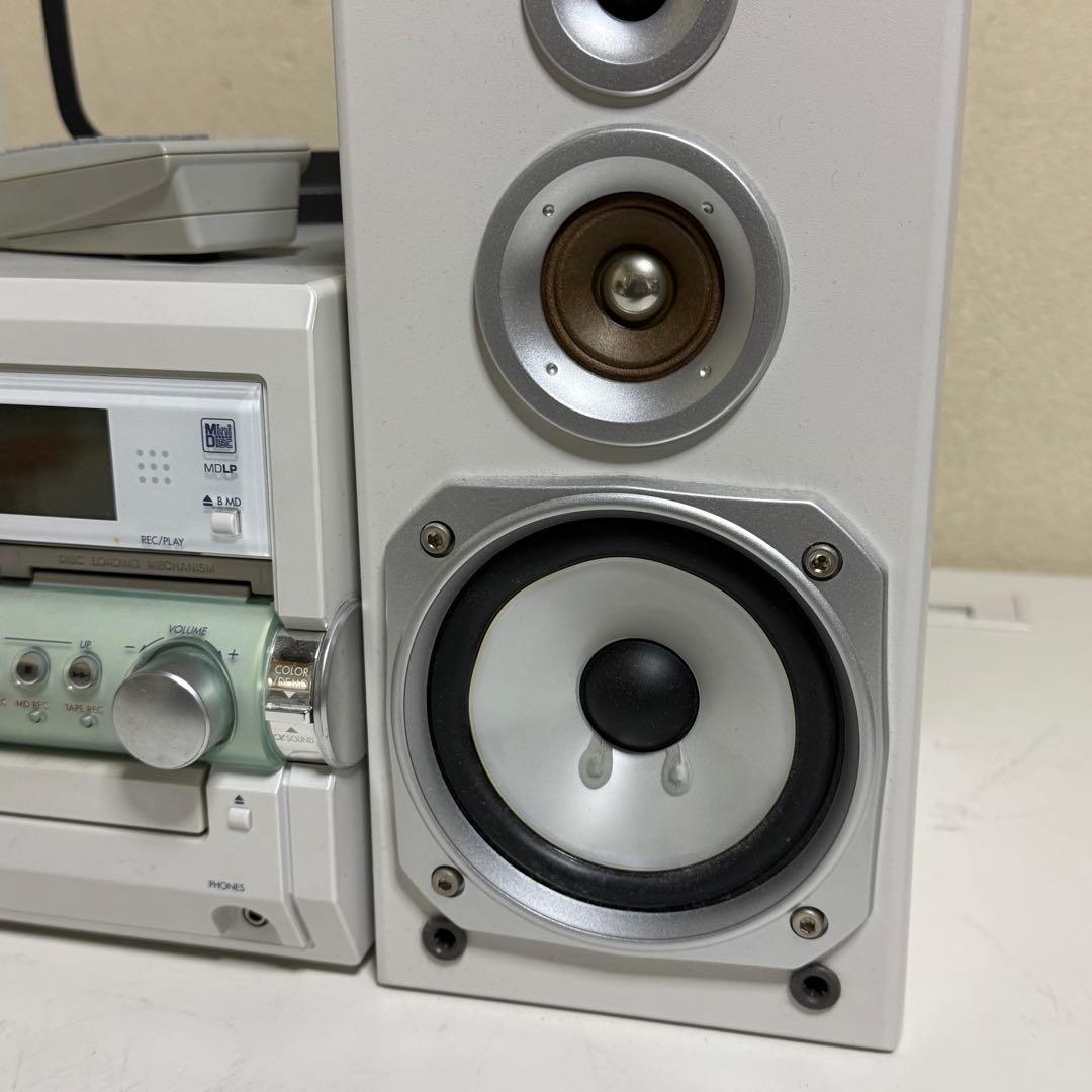 2004年製 ビクター MD/CD/カセットミニコンポ CU-UXW5 自宅保管