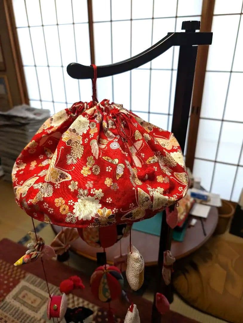 ひな祭り 吊るし雛、吊るし雛傘つき