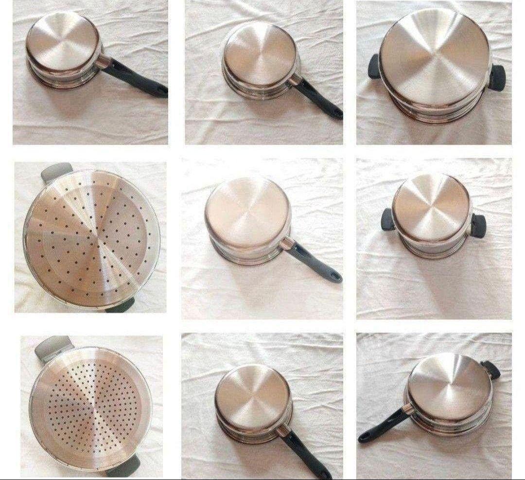 専用2024年製 アムウェイ Amway ステンレス 鍋 24ピースセット↓