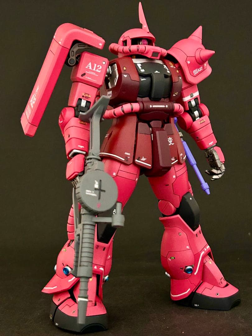 改修塗装済み完成品　MG 1/100 シャア専用ザク Ver.2.0