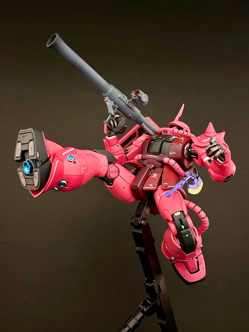改修塗装済み完成品　MG 1/100 シャア専用ザク Ver.2.0