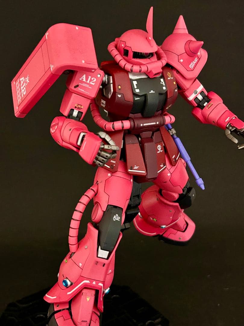 改修塗装済み完成品　MG 1/100 シャア専用ザク Ver.2.0