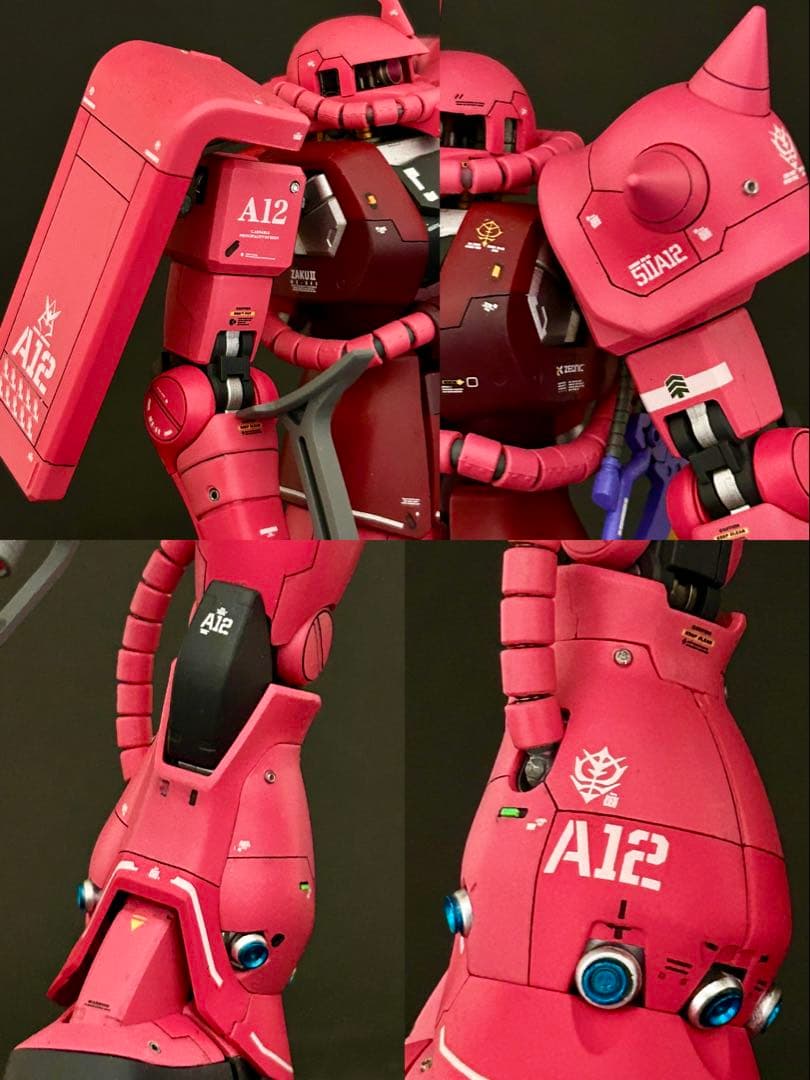 改修塗装済み完成品　MG 1/100 シャア専用ザク Ver.2.0