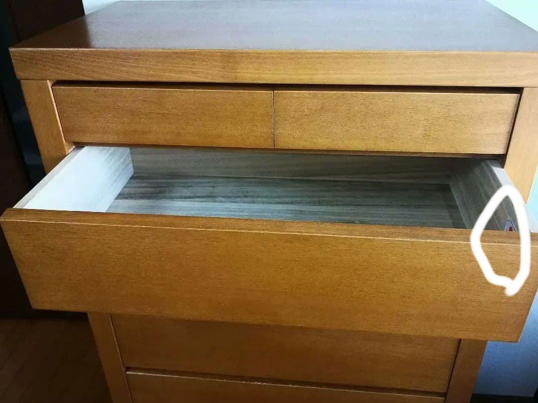 【梱包・発送たのメル便】7段 木製 タンス