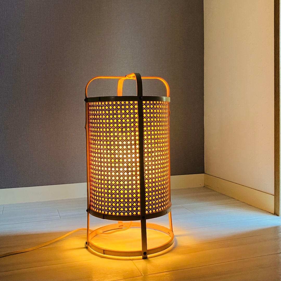 民藝 ジャパニーズモダン 竹と和紙の照明 バンブーライトDCS corp