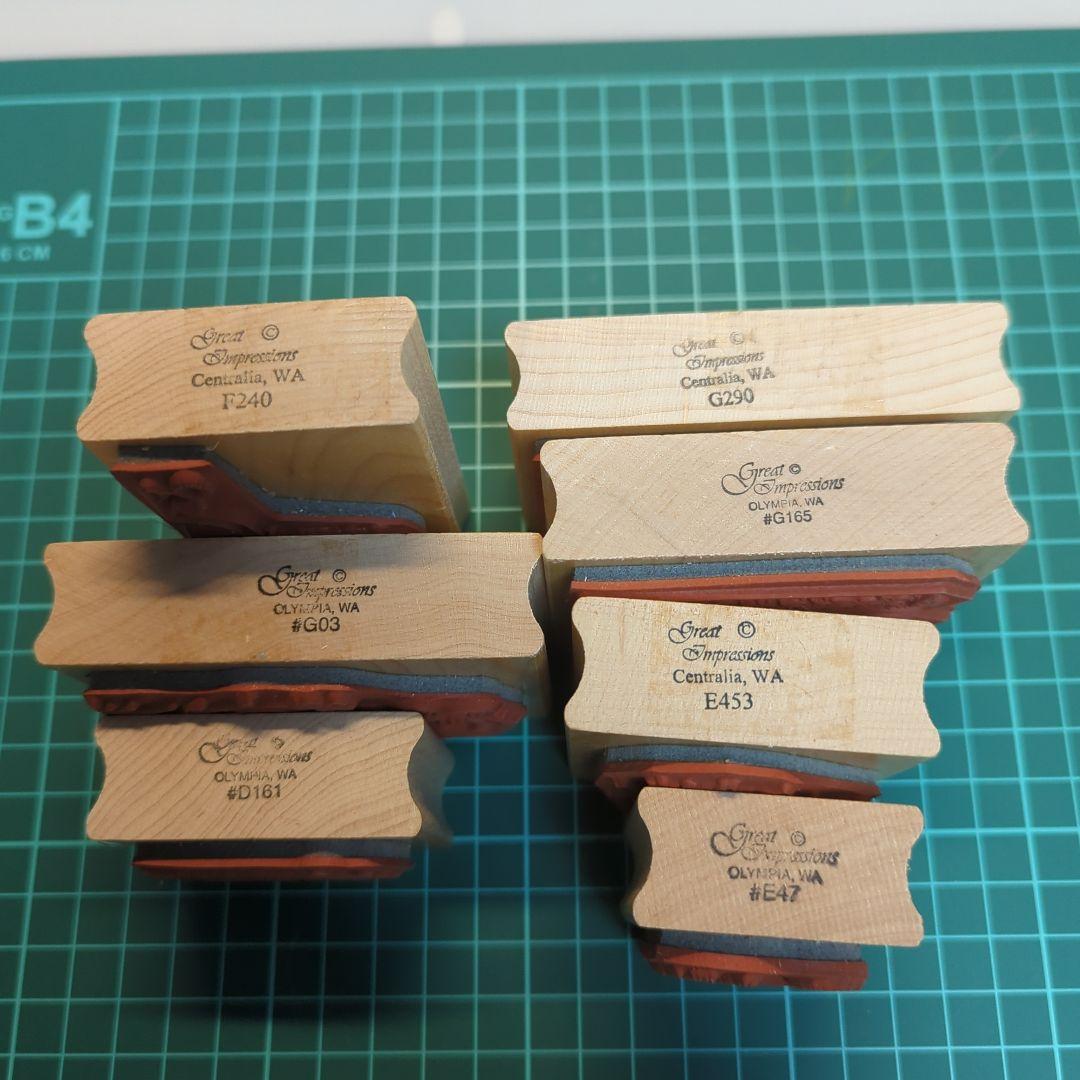 海外スタンプ　7点セット　great inpressions