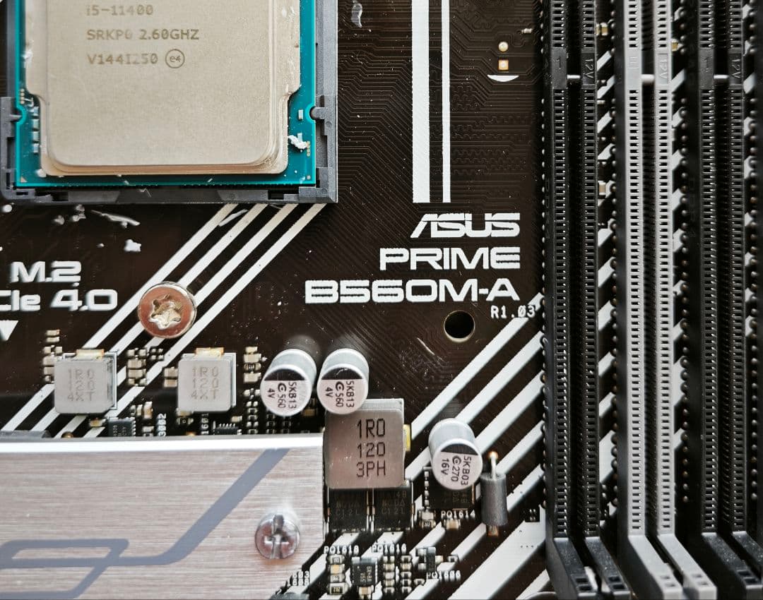 ASUS PRIME B560M-A / i5-11400 セット 動作確認済み
