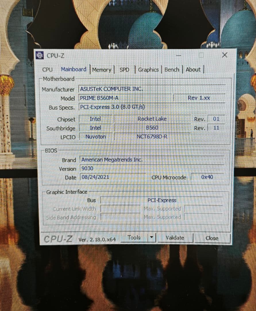 ASUS PRIME B560M-A / i5-11400 セット 動作確認済み