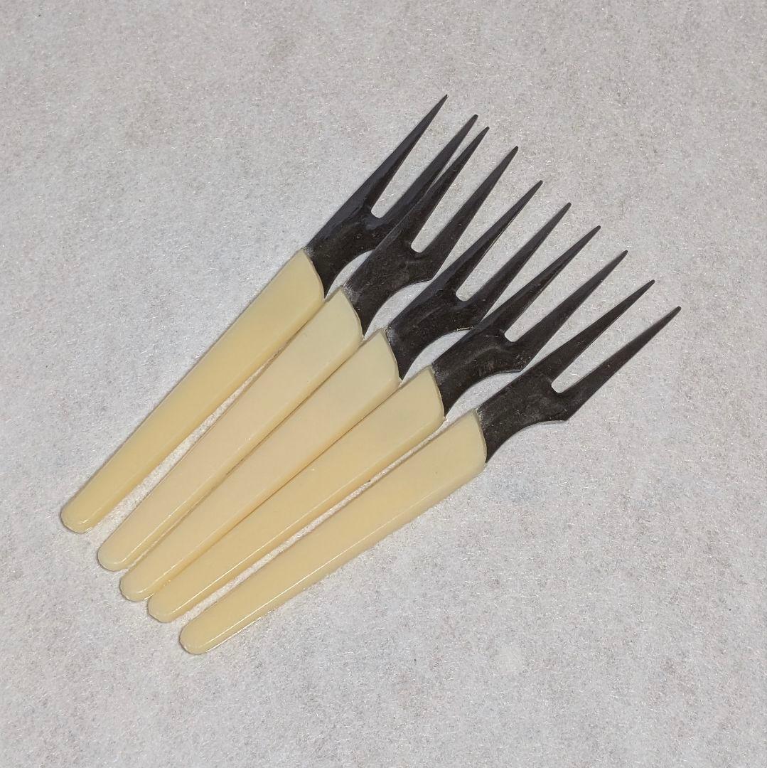 レトロ 絶版 未使用 松下電器 くらしの泉会 和鳥のカトラリーセット＆しゃもじ