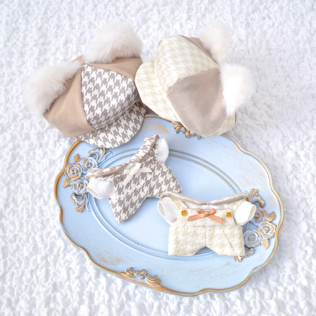 ちびぐるみ ぬい服 ペアルックねこセット ⑦