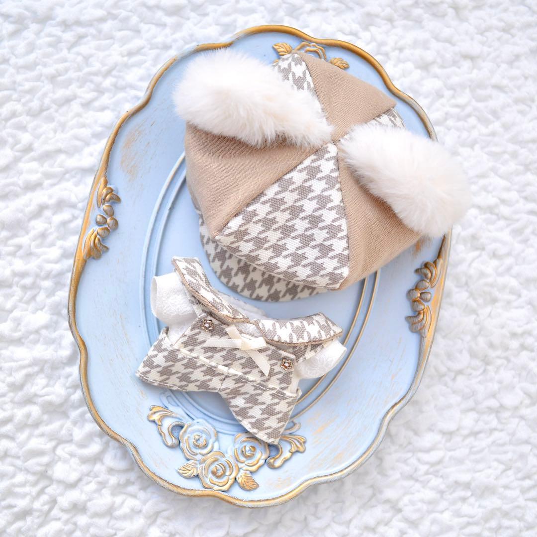 ちびぐるみ ぬい服 ペアルックねこセット ⑦