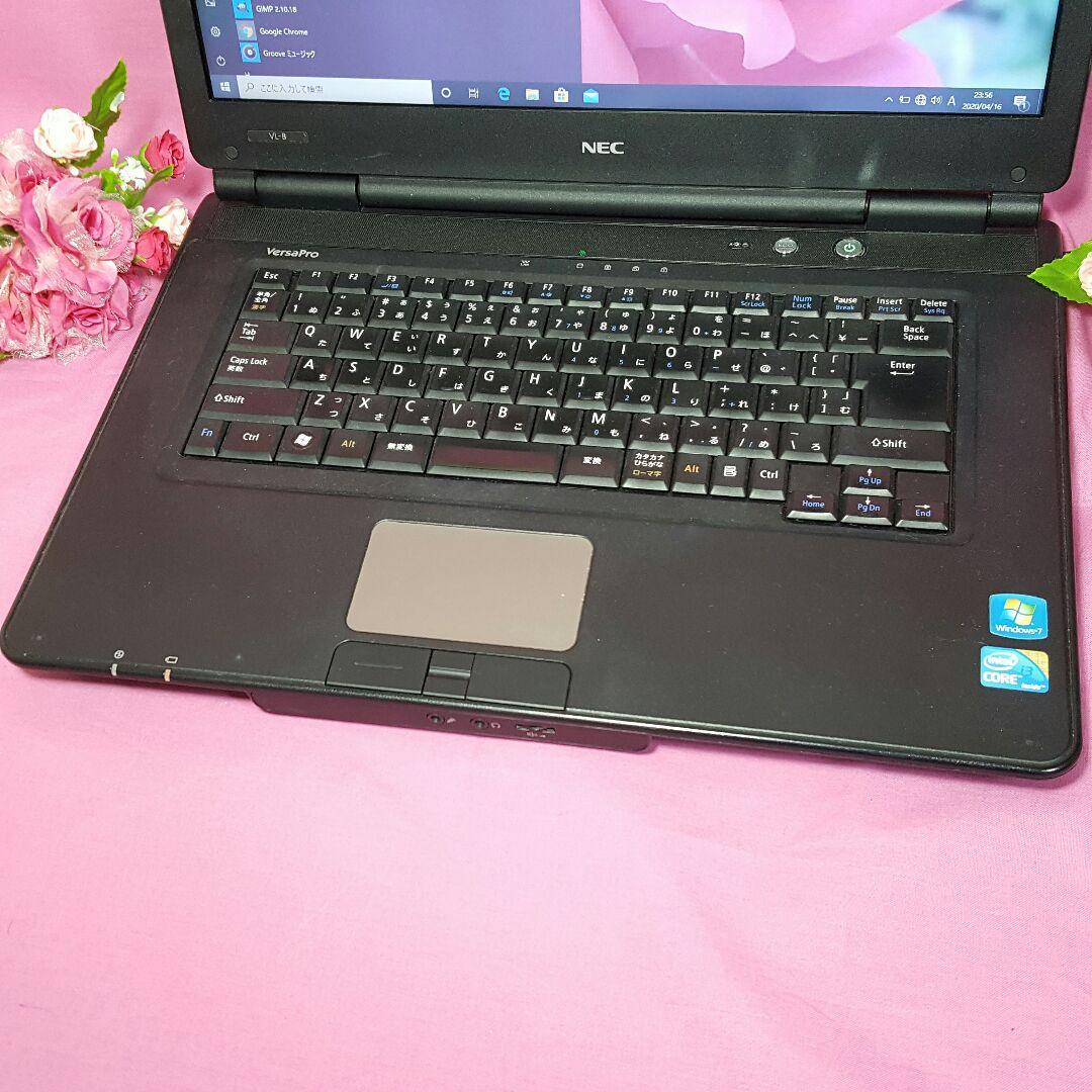Win10/NECノートPC/Core-i3/Wi-Fi/画像編集&OFFICE