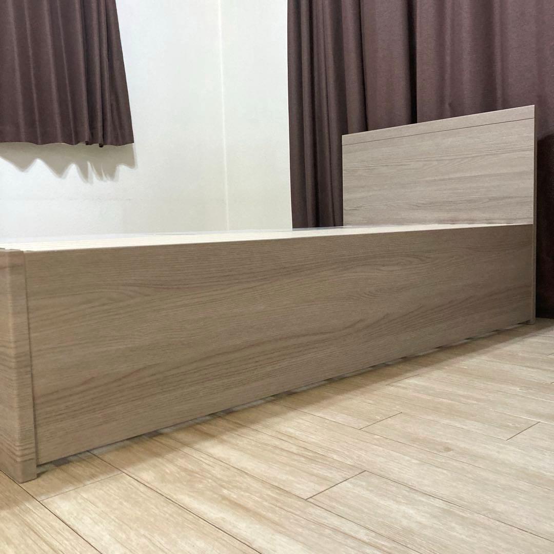 ニトリ ジオチェスト シングルベッドフレーム 収納付き 超美品 大容量収納