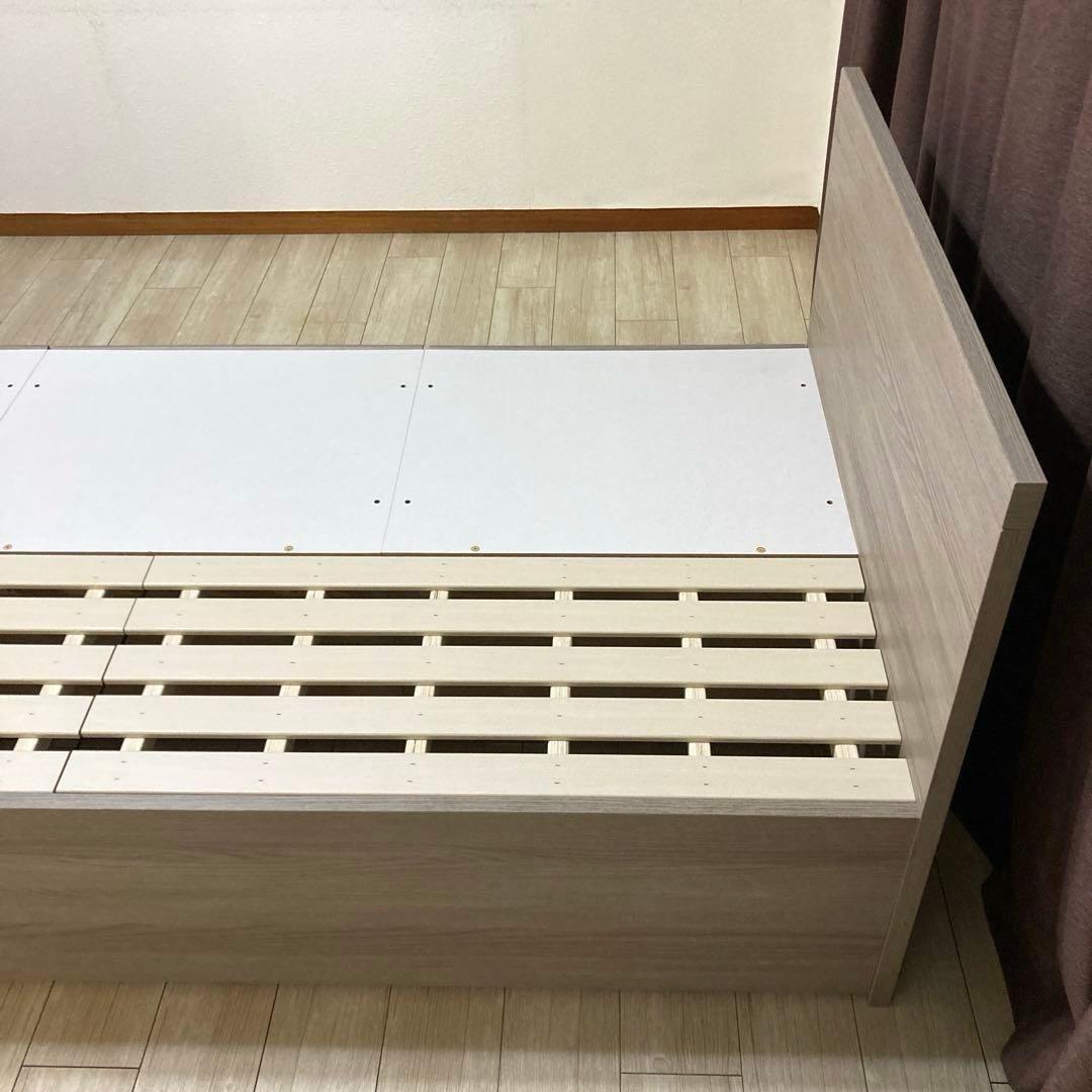 ニトリ ジオチェスト シングルベッドフレーム 収納付き 超美品 大容量収納