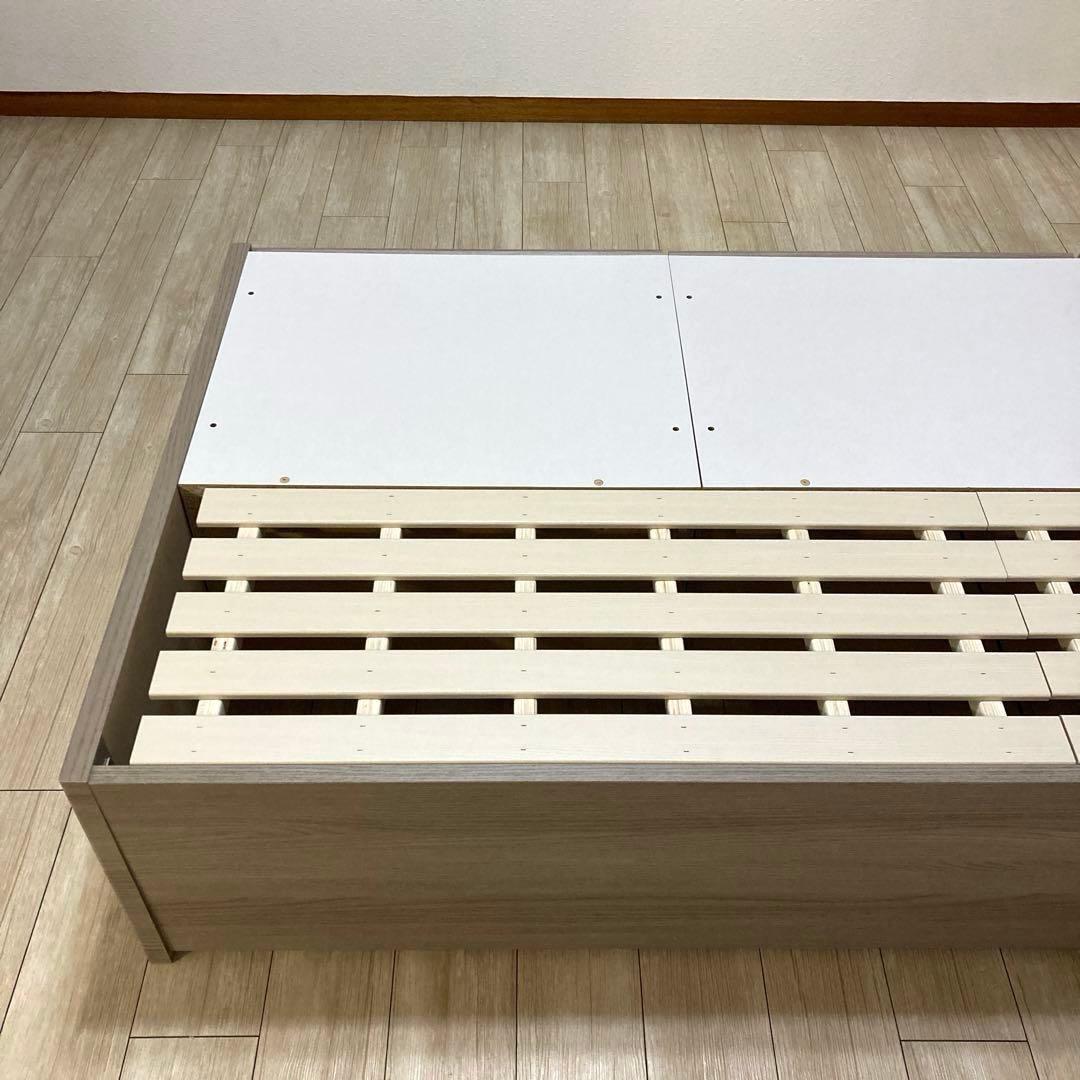 ニトリ ジオチェスト シングルベッドフレーム 収納付き 超美品 大容量収納