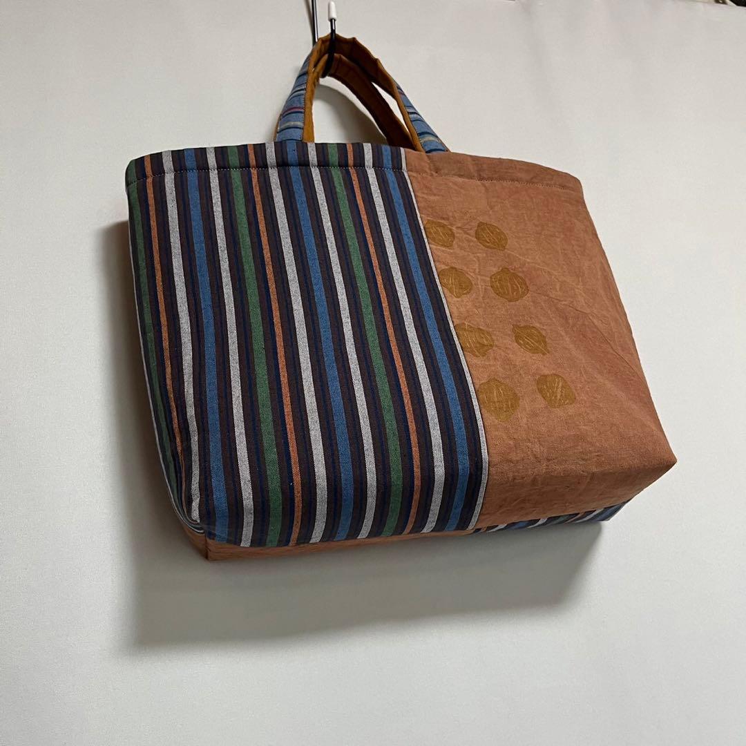 柿渋染め　トートバック