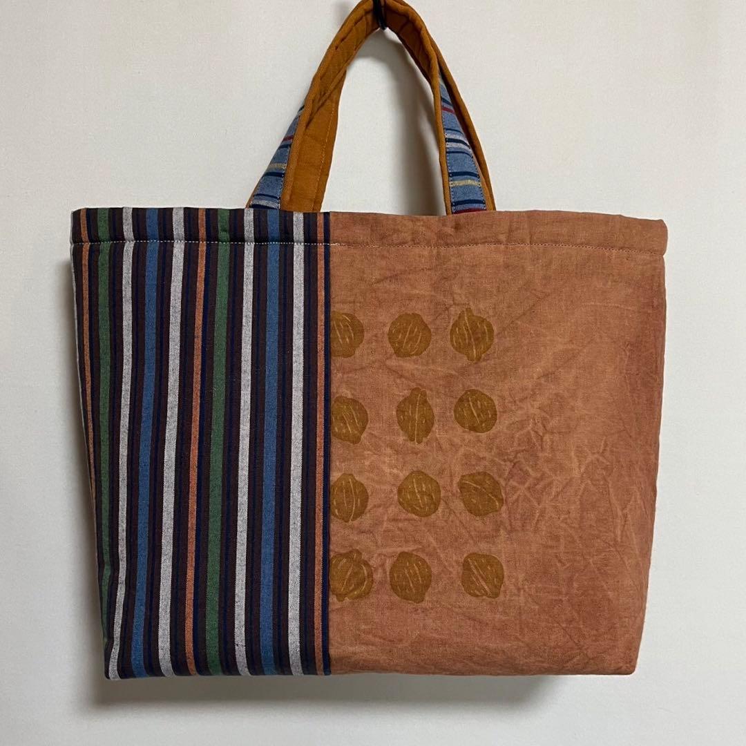 柿渋染め　トートバック