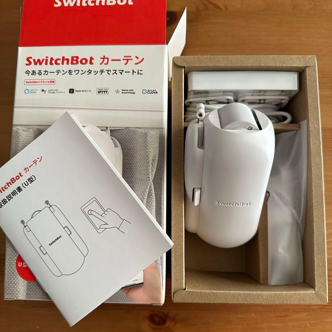 Switchbot ハブミニ & カーテン(U型レール2)