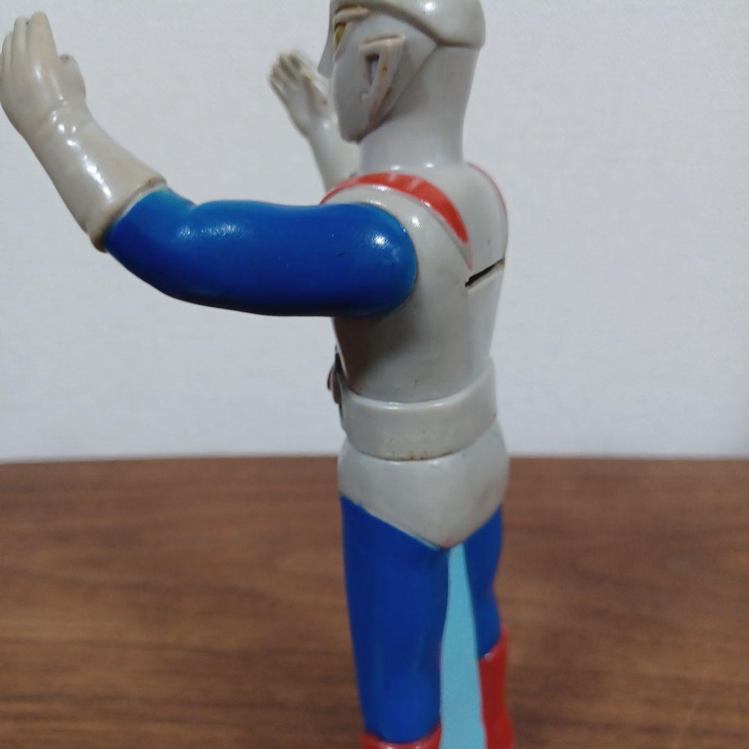 当時もの　タカトク製「流星人間ゾーンのゾーンファイター」希少ソフビ貯金箱