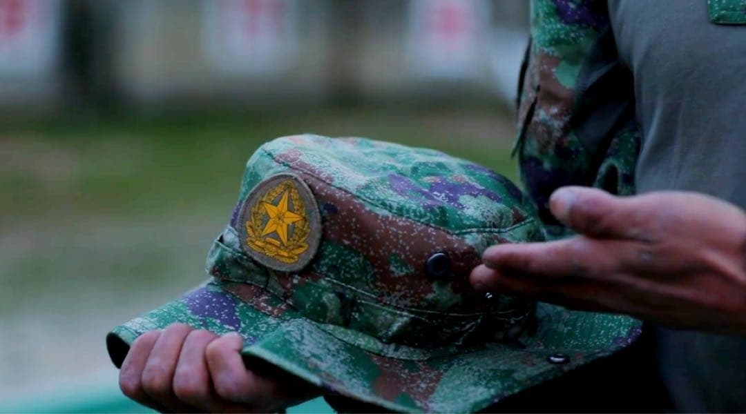 実物中国軍　中国人民解放軍現役21式星空迷彩服タクティカル戦闘服上下セット