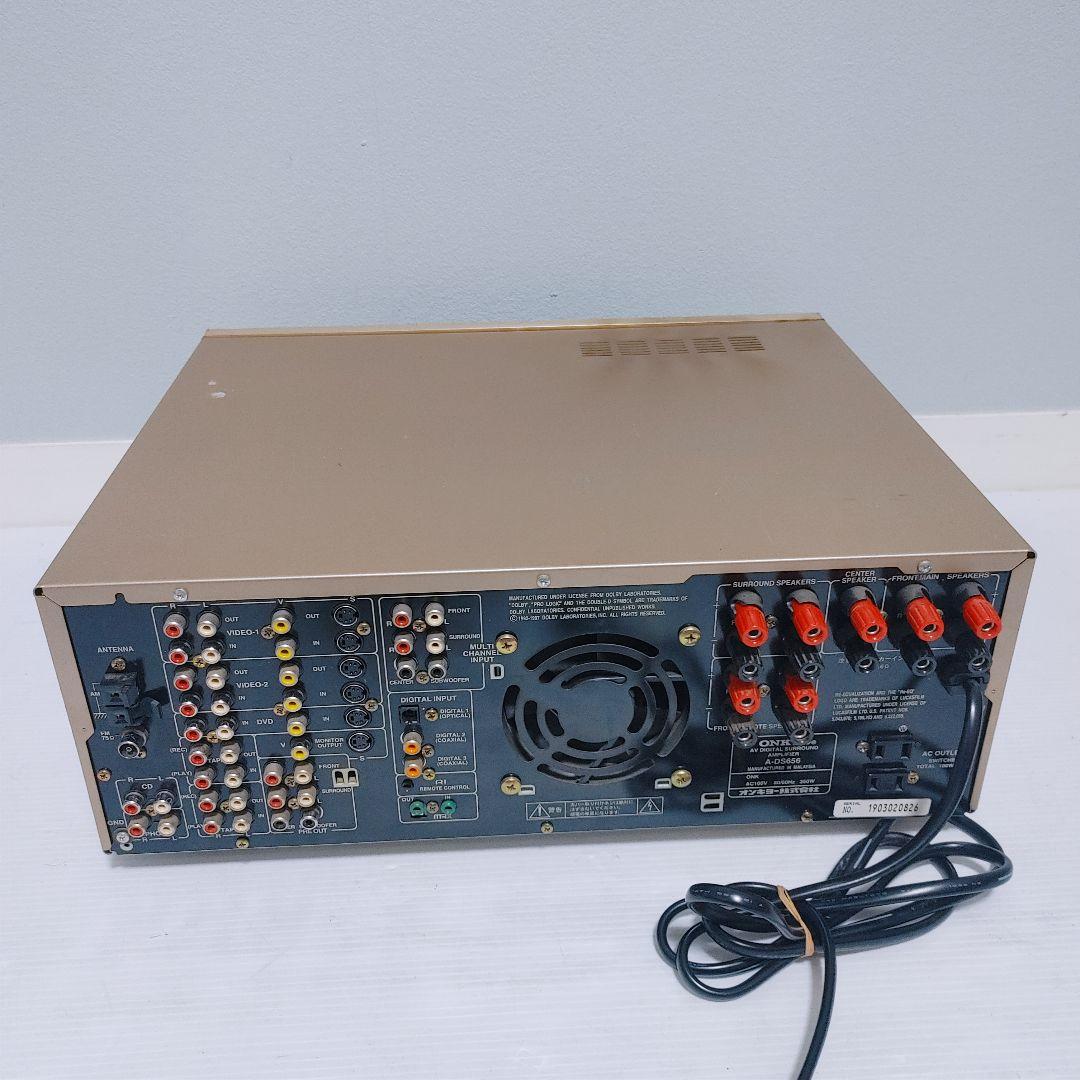 ONKYO A-DS656 デジタルAVアンプ 5.1CH　152