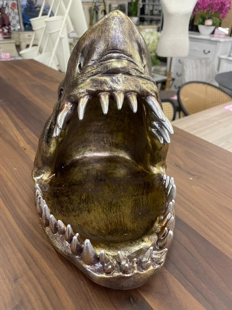 ジョーズ　サメ　小物入れ　灰皿　トレー　インダストリアル　シャーク　JAWS
