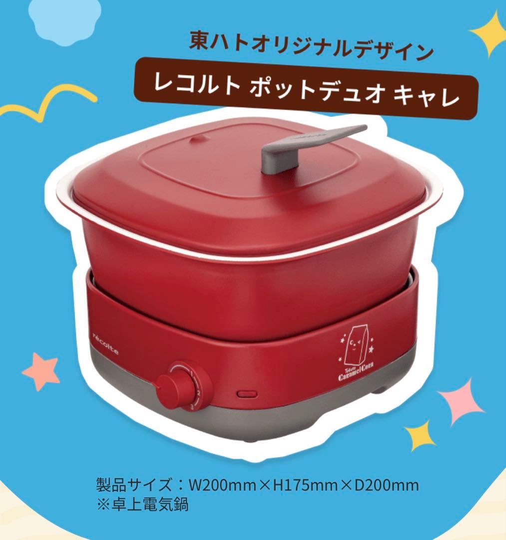 東ハト オリジナルデザイン recolte レコルト ポットデュオ キャレ