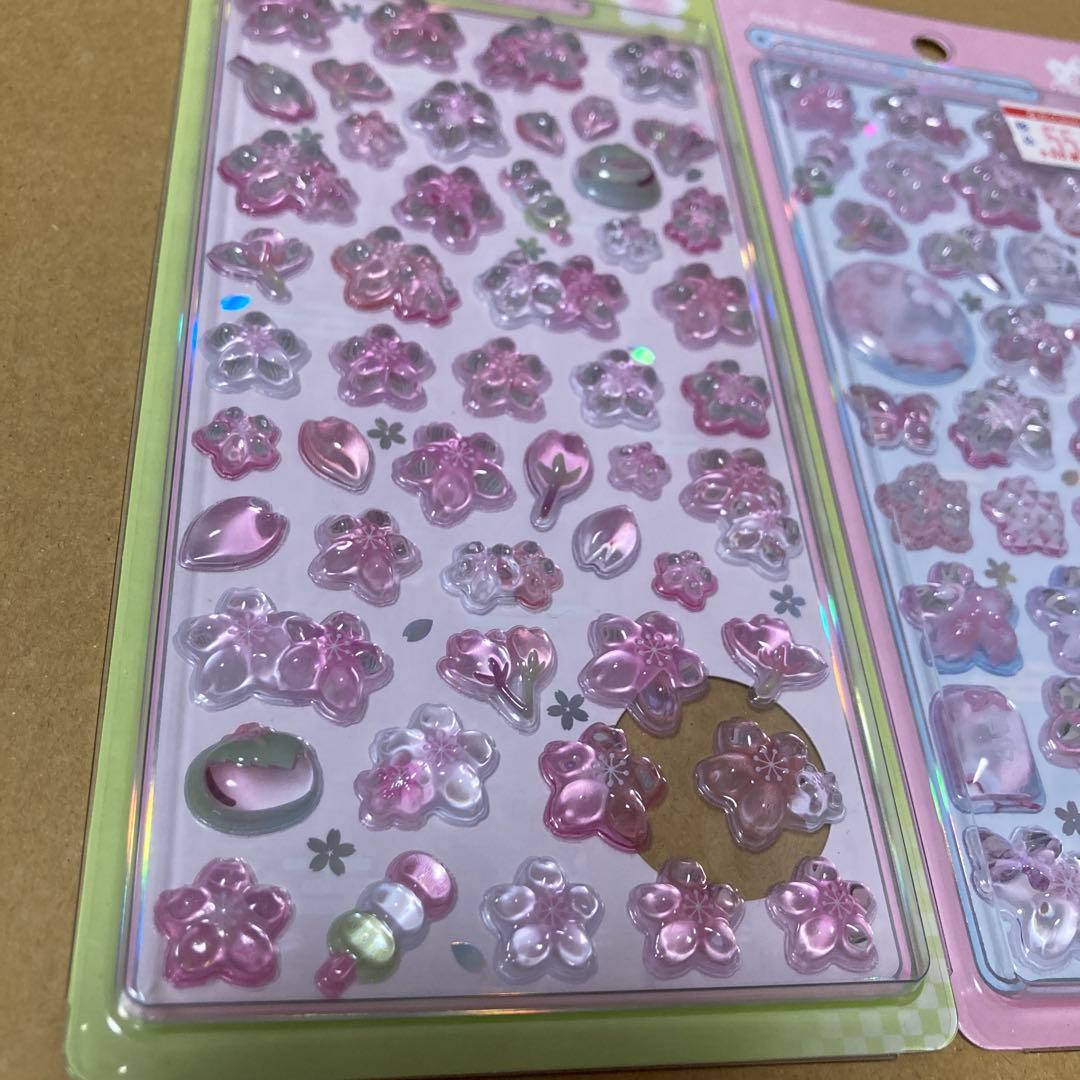 【正規品】ボンボンドロップシール　和柄　8種セット　たまごサンド　だるま　桜　犬