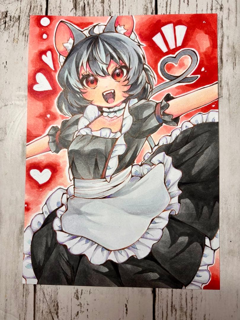 【手描きイラスト】 ナズーリン / 東方Project 【ファンアート】