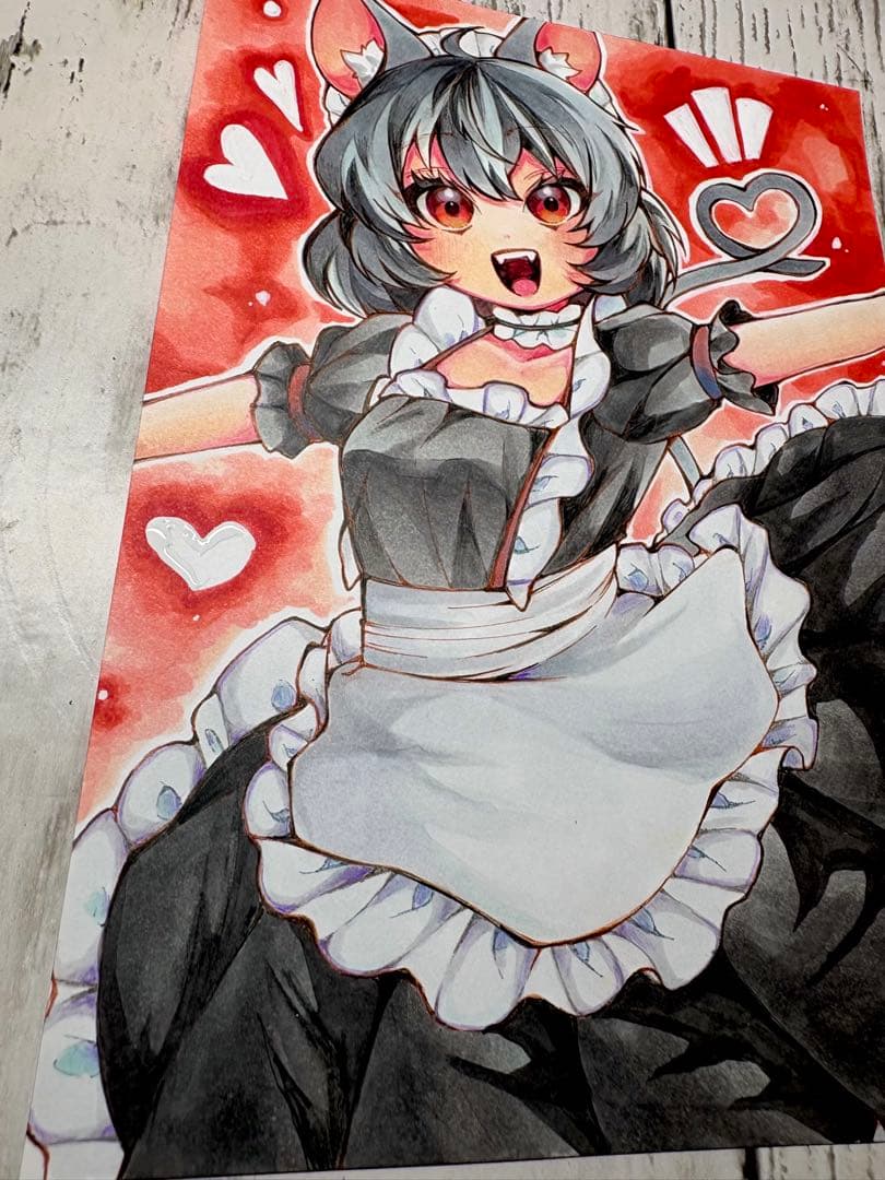 【手描きイラスト】 ナズーリン / 東方Project 【ファンアート】