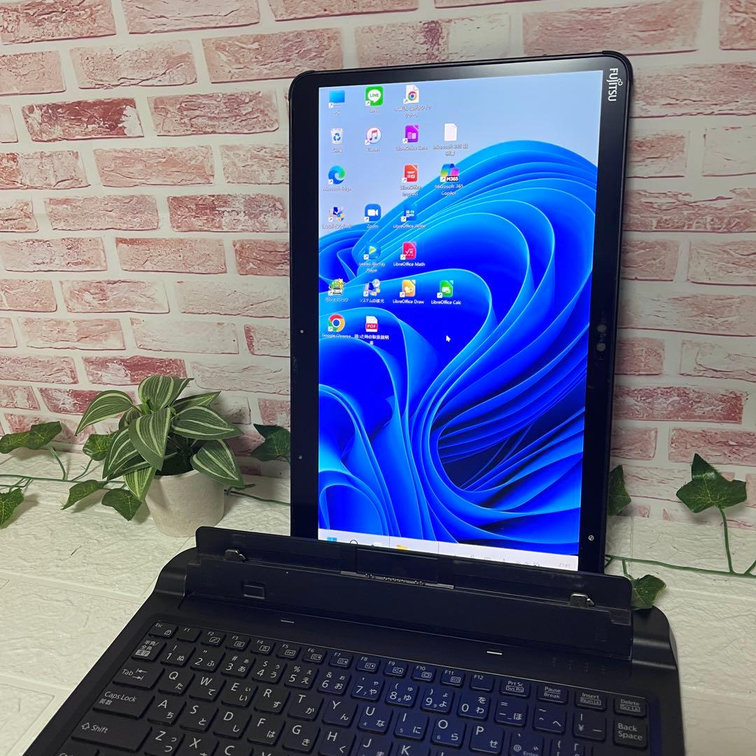 中古タッチパネル SSD128G★Q7310/DE TypeC ノートPC182