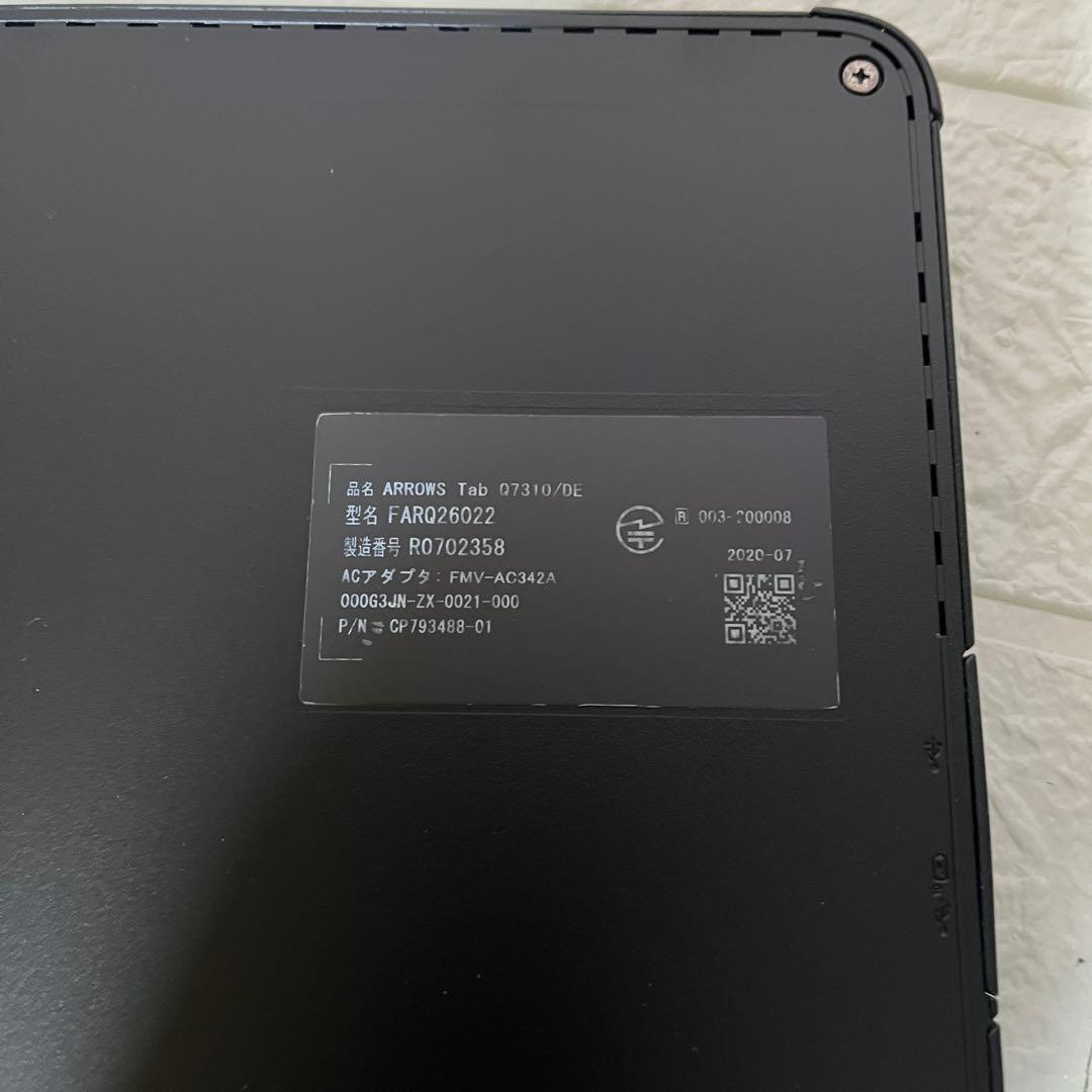中古タッチパネル SSD128G★Q7310/DE TypeC ノートPC182
