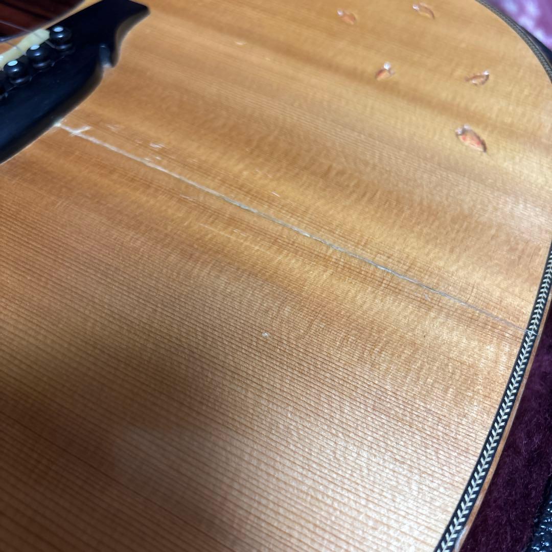 エゾ松・桜材のギター：工房yoshi（現：木の奏）製No.6